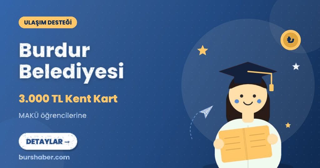 Burdur Belediyesi burs haberi
