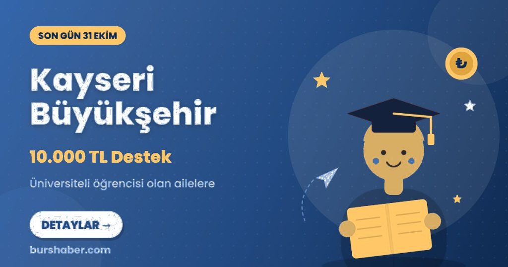 Kayseri Büyükşehir burs haberi