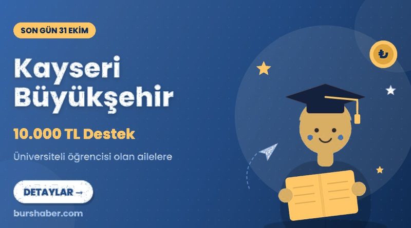Kayseri Büyükşehir burs haberi