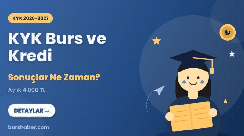 KYK Burs ve Kredi burs haberi