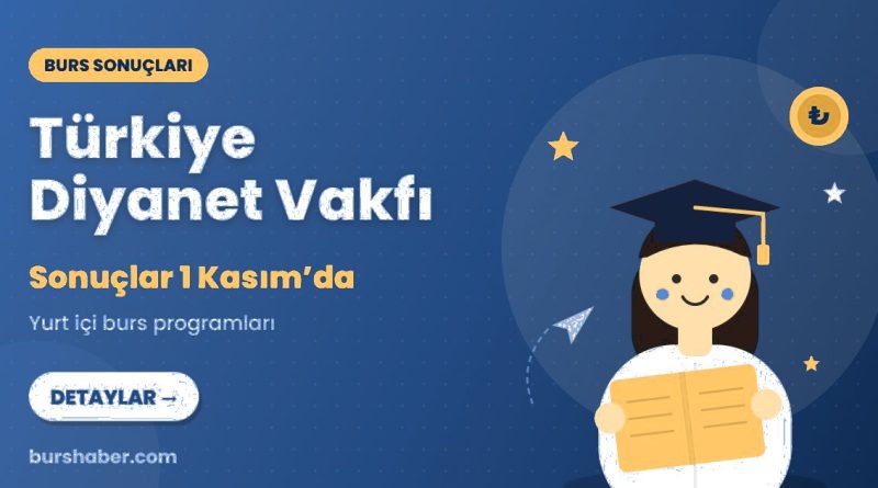 Türkiye Diyanet Vakfı burs haberi