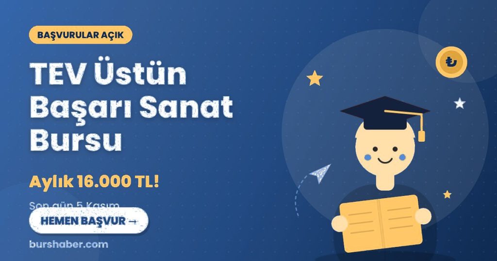 TEV Üstün Başarı Sanat Bursu burs haberi